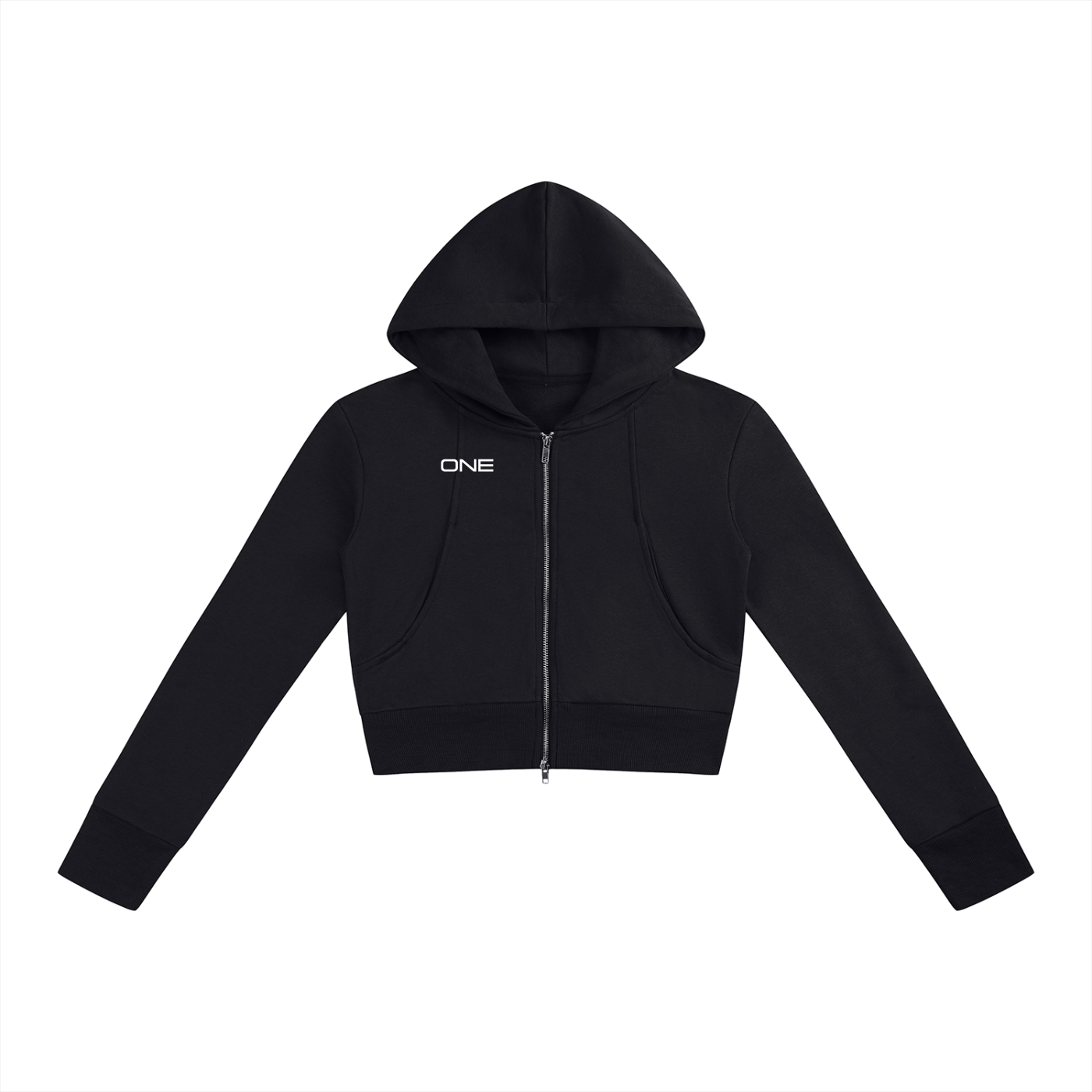 Women’s Slim Crop Full Zip Hoodie