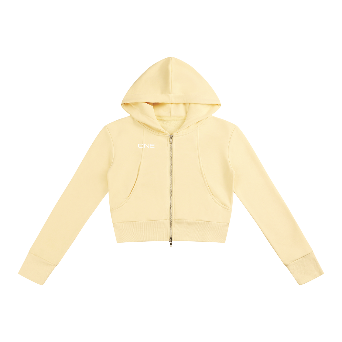 Women’s Slim Crop Full Zip Hoodie