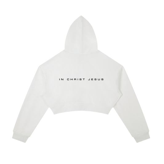 Women's Essential Cropped Zip-Up Hoodie