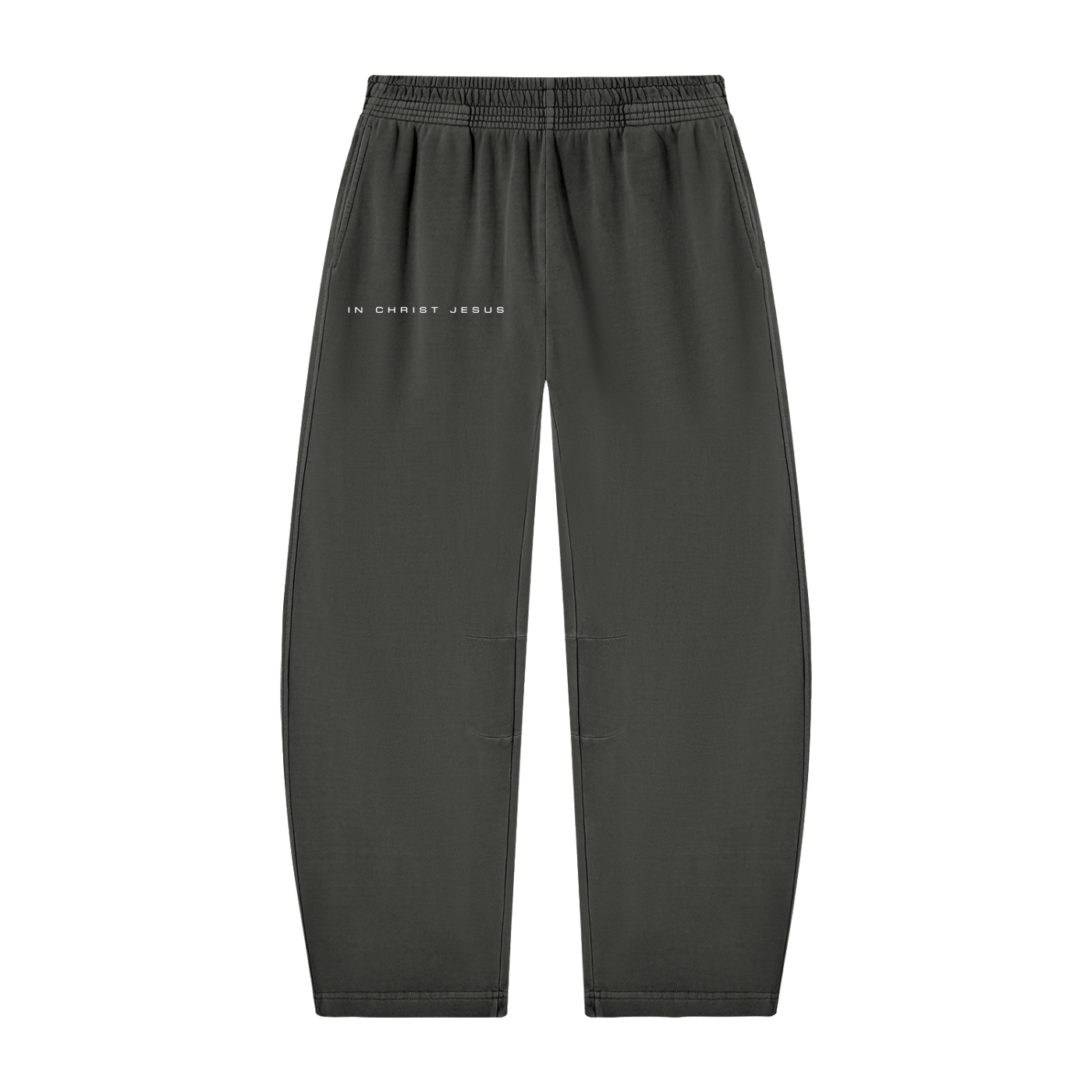 Unisex Vintage Washed Barrel Leg Sweatpants