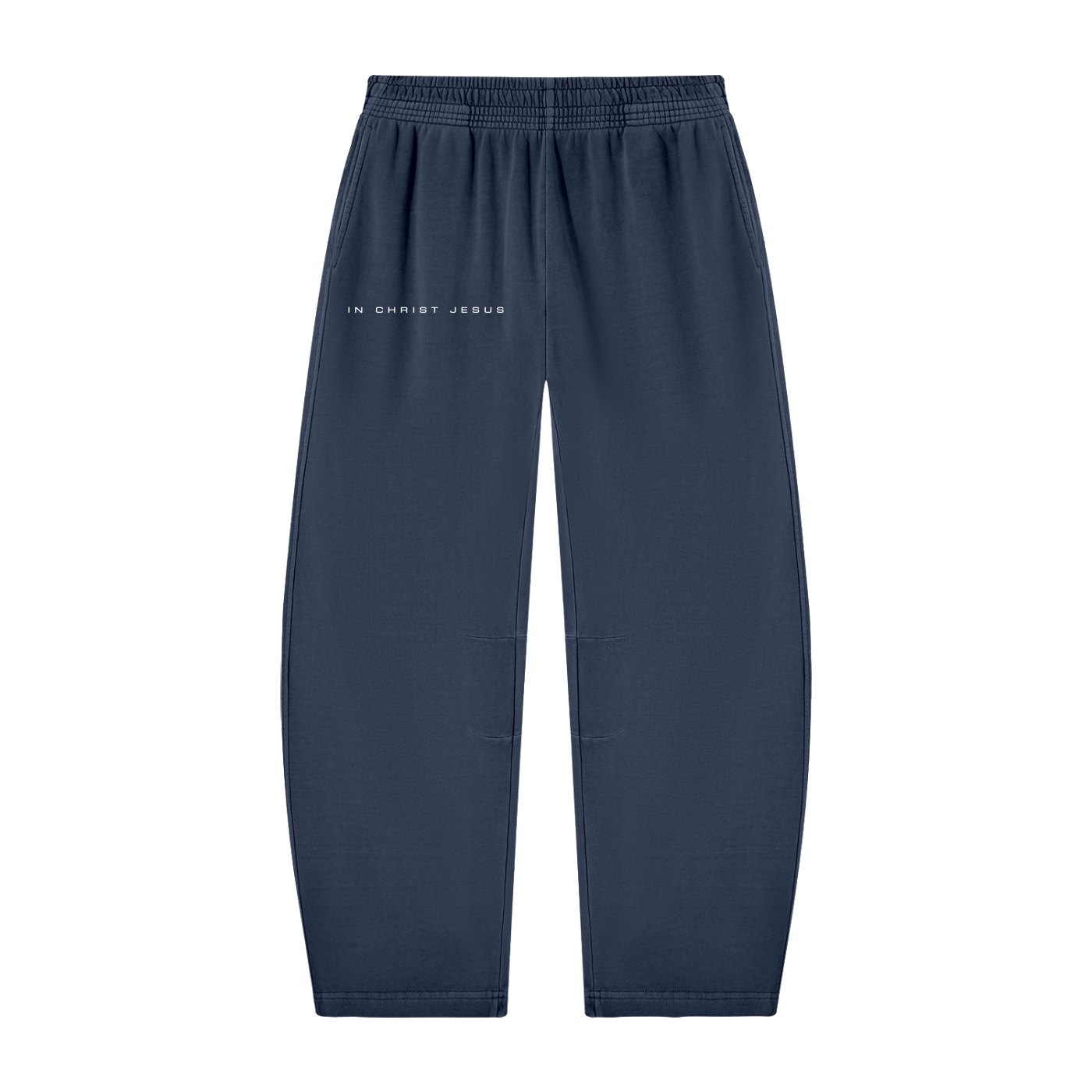 Unisex Vintage Washed Barrel Leg Sweatpants